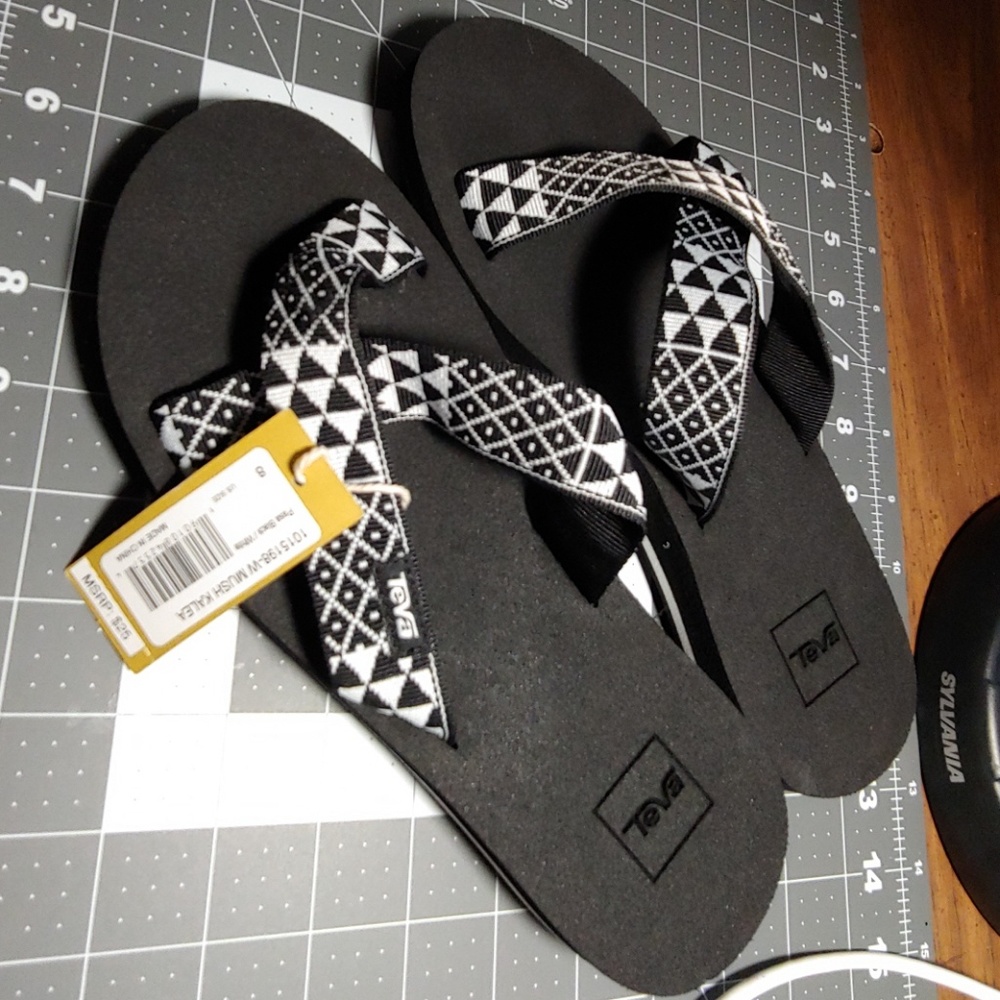 Teva flip fops